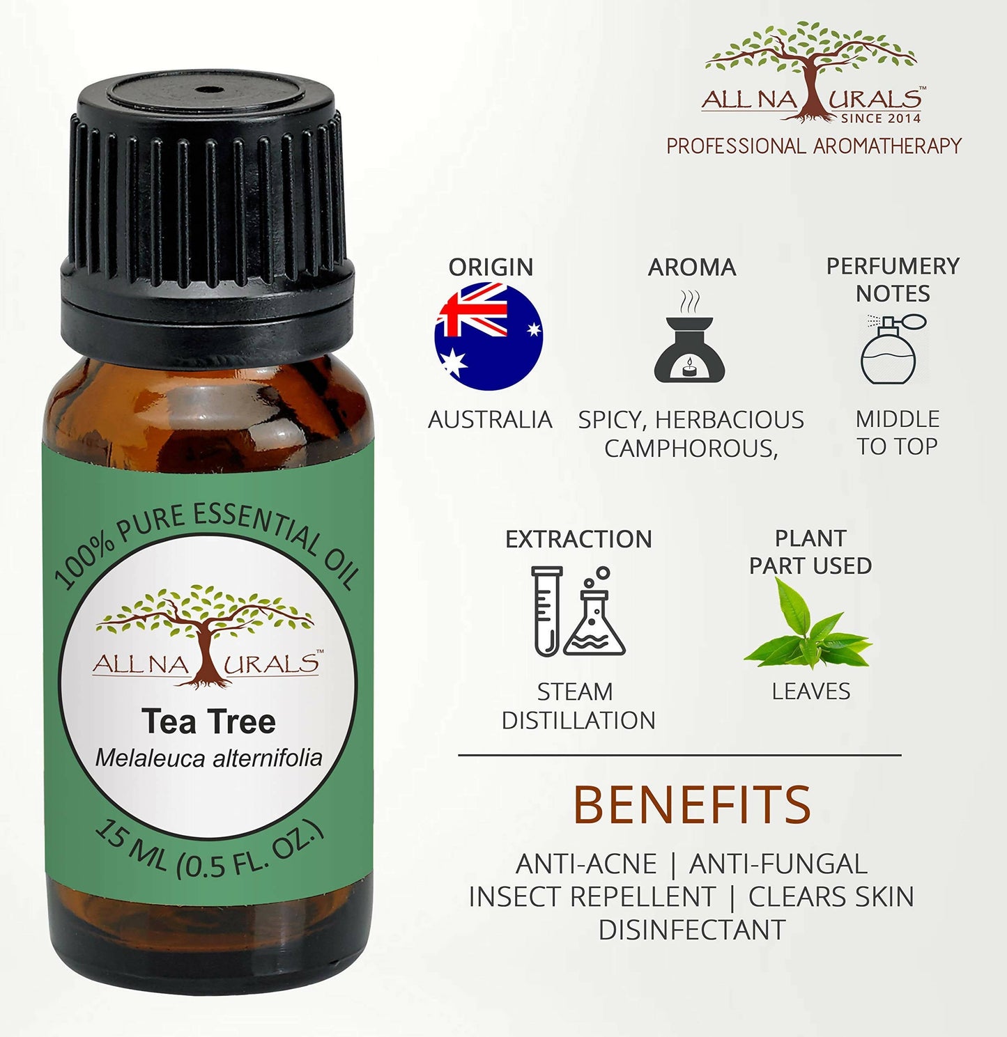 All Naturals Pure Tea Tree Essential Oil