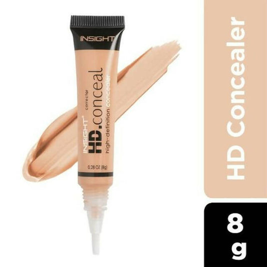Insight Cosmetics Hd Concealer - Natural Finish, Water-Resistant - Porcelain