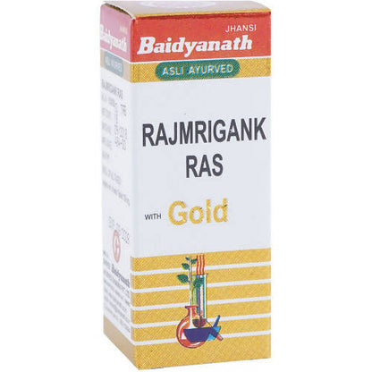 Baidyanath Jhansi Rajmrigank Ras With Gold