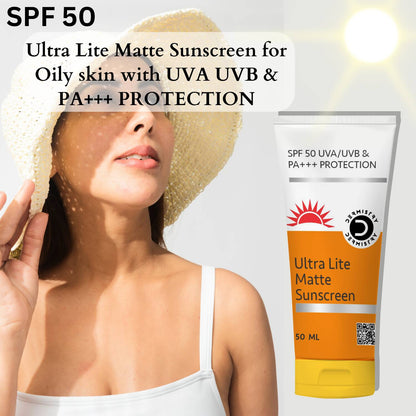 Dermistry Ultra Lite Matte Sunscreen & Natural Mineral Sunscreen