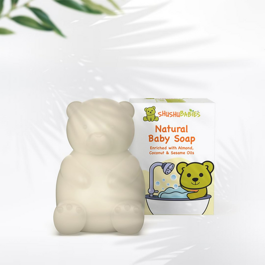 ShuShu Babies Cuddly Bear Natural Baby Soap (under 0-3 Years Baby)