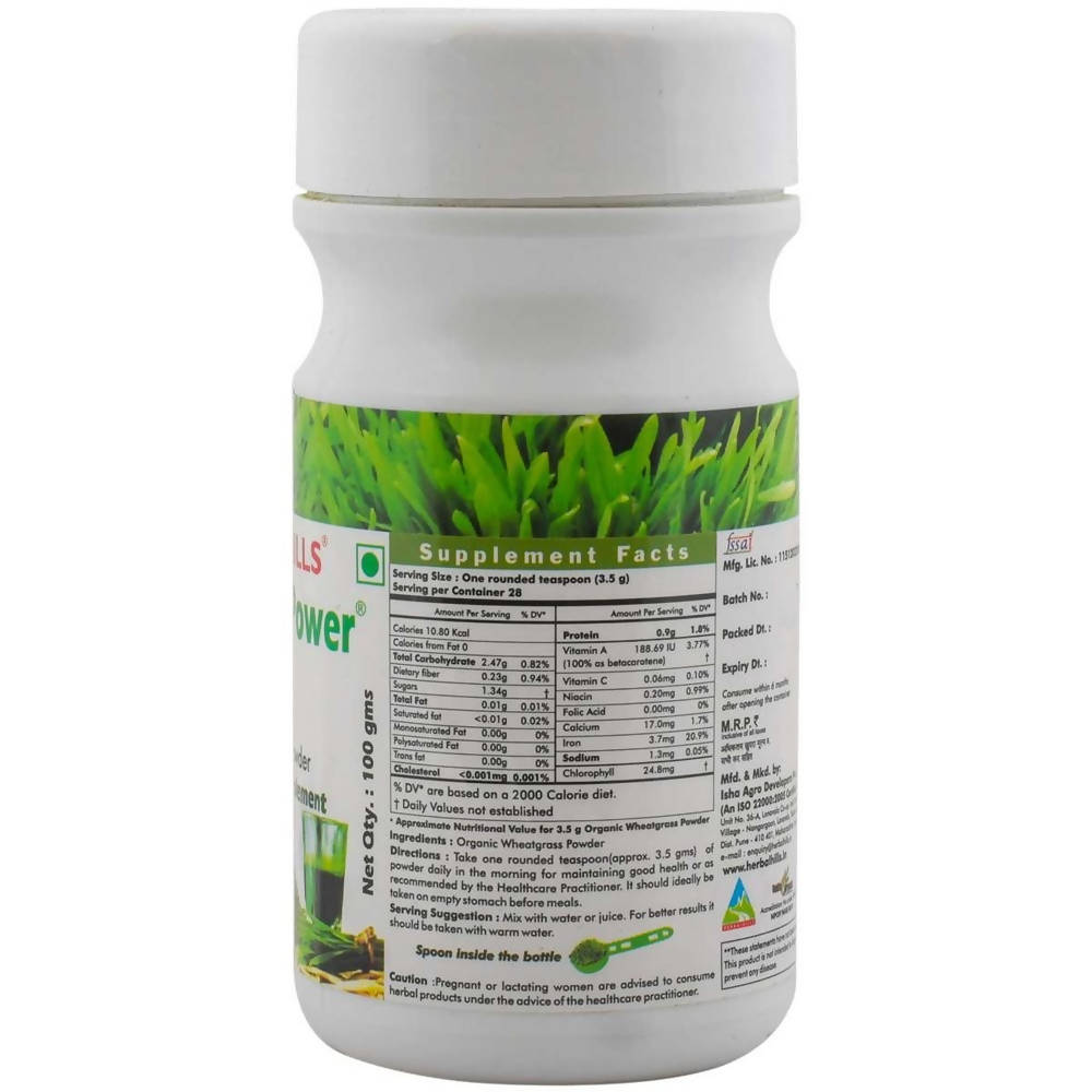 Herbal Hills Wheat-O-Power Wheatgrass Powder