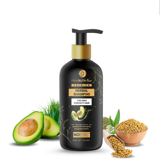 Prakruth Ayurvedic Premium Herbal High Porosity Shampoo - BUDEN