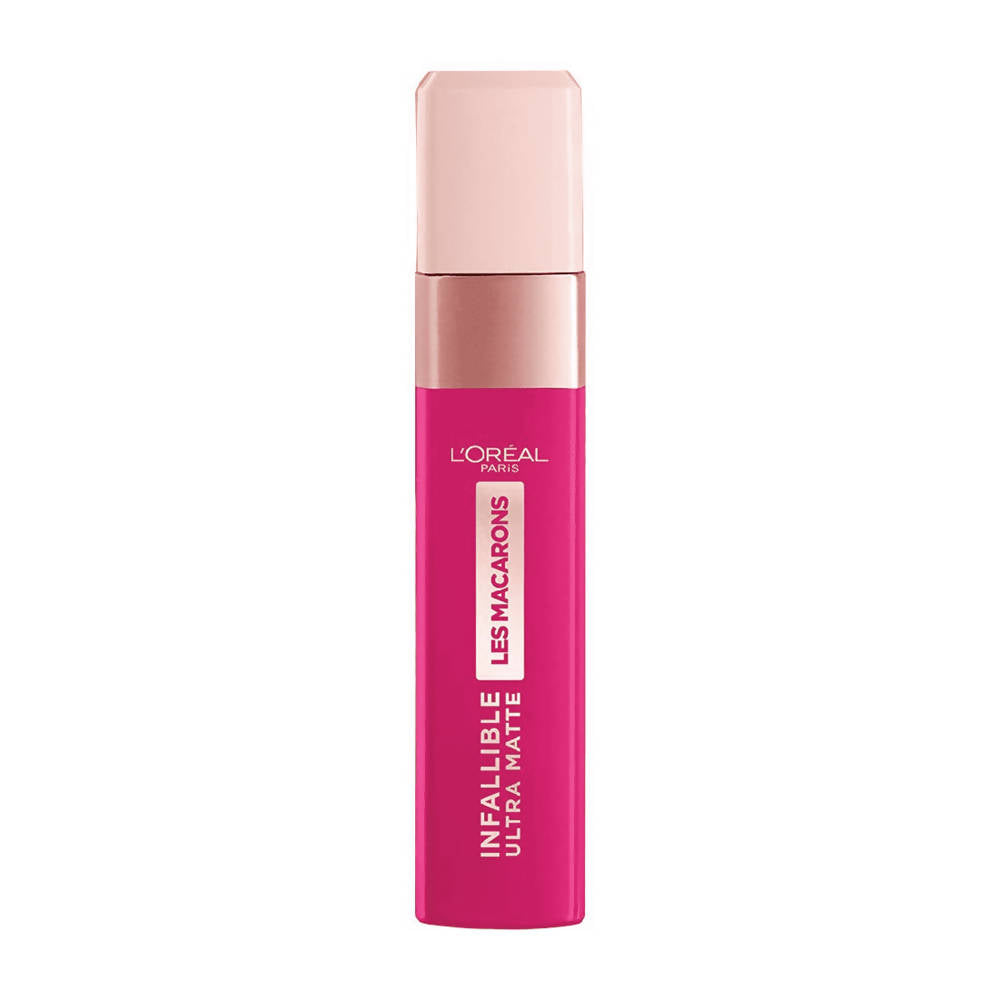 L'Oreal Paris Infallible Ultra Matte Liquid Les Macarons Lipstick - 838 Berry Cherie - BUDNE