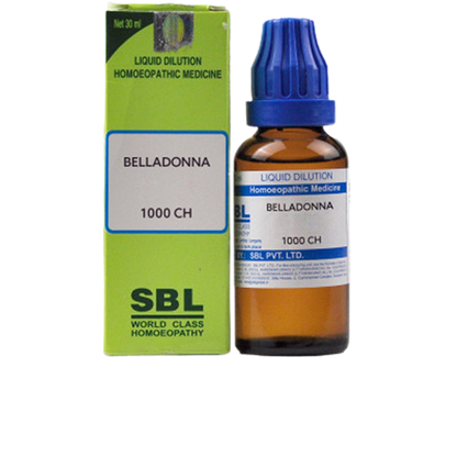 SBL Homeopathy Belladonna Dilution 1000 CH