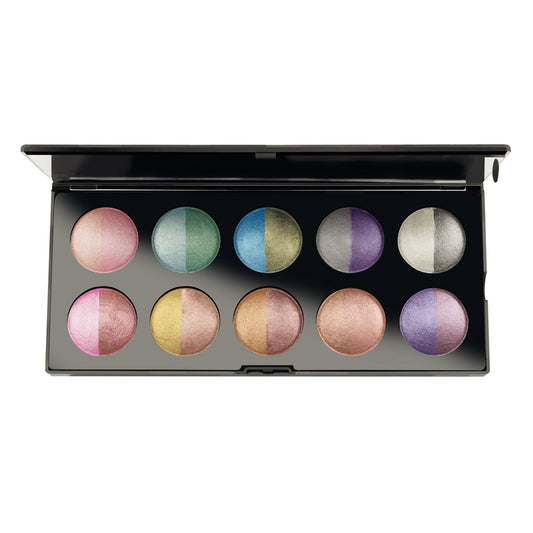 Glamgals Hollywood-U.S.A 20 color baked Eyeshadow, Multicolor -  USA 