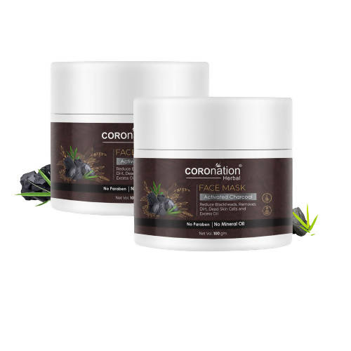 Coronation Herbal Activated Charcoal Face Mask - usa canada australia