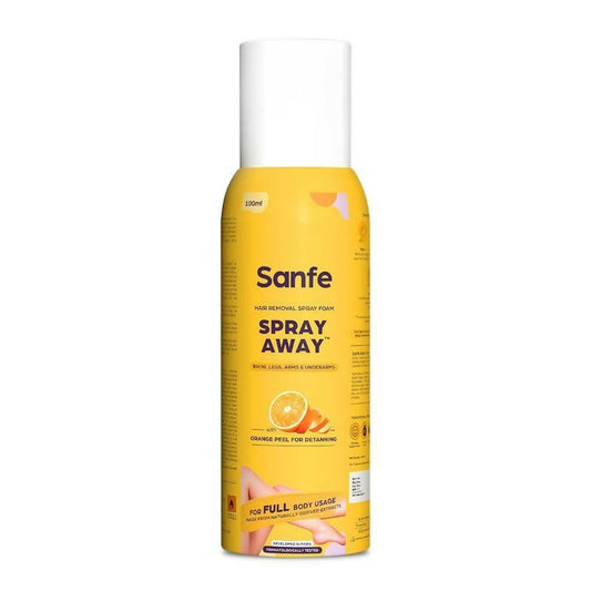 Sanfe Painless & Detan Hair Removal Spray Cream For Women - BUDNE