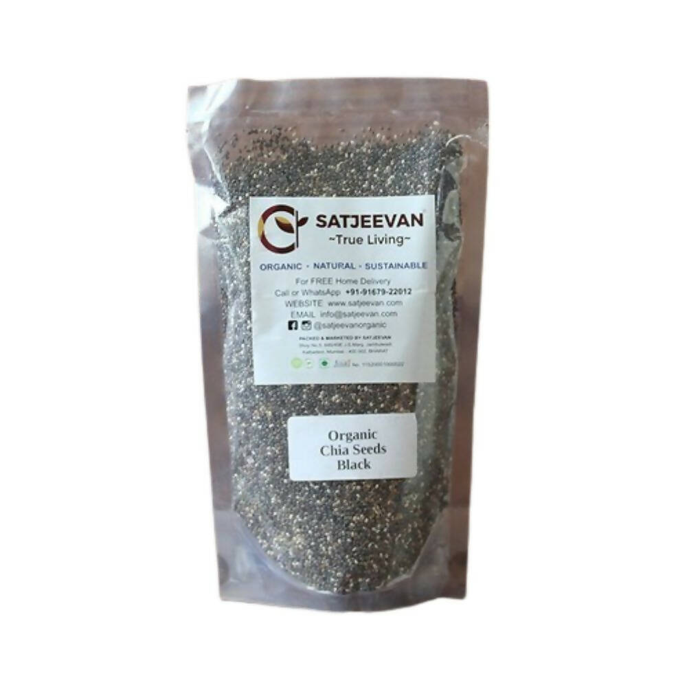 Satjeevan Organic Chia Seeds Black