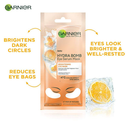 Garnier Hydra Bomb Eye Serum Orange Mask