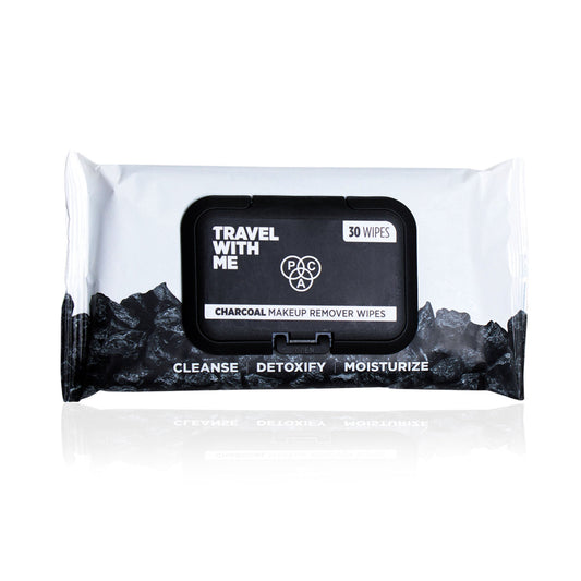 PAC Studio Travel With Me Charcoal Wipes