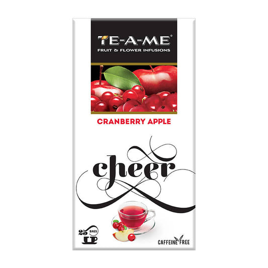 Teame Cranberry Apple Cheer Tea Bags - BUDNE