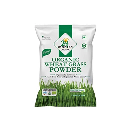 24 Mantra Organic Wheat Grass Powder