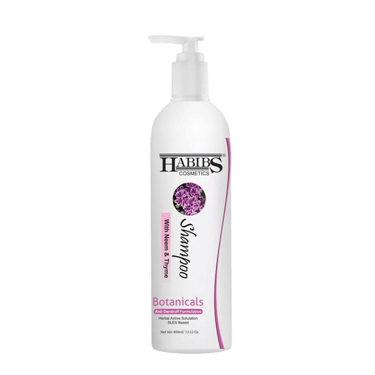 Habibs Professional Anti-Dandruff Shampoo Reduction In Flaking, Itching, & Dry Scalp With Neem Tulsi & Thyme Sulphate