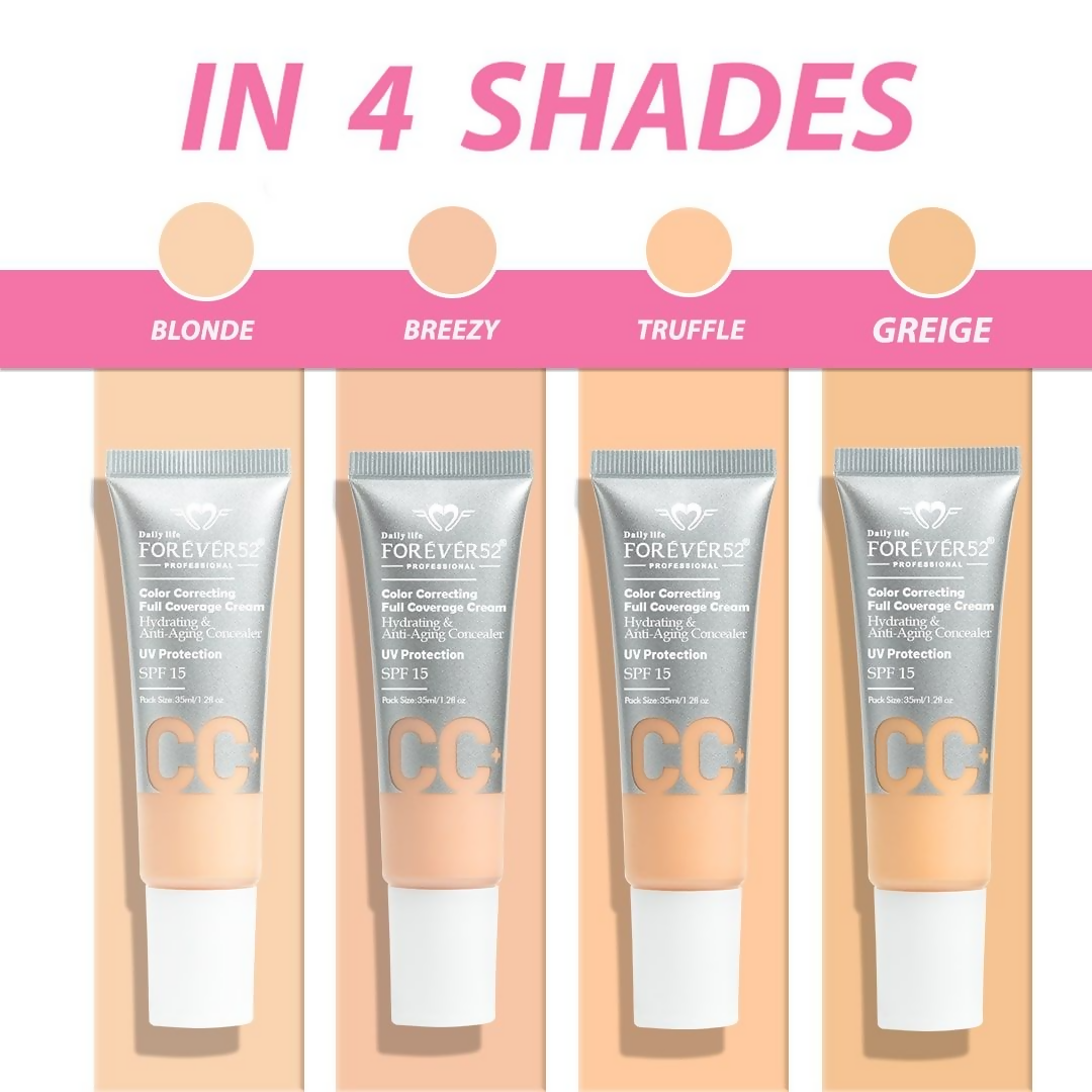 Daily Life Forever52 Color Correcting Full Coverage Cream - Blonde 001