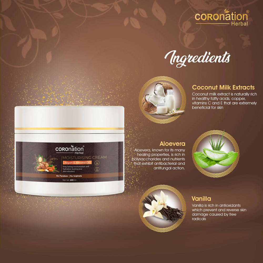 Coronation Herbal Coconut and Vanilla Moisturizing Cream