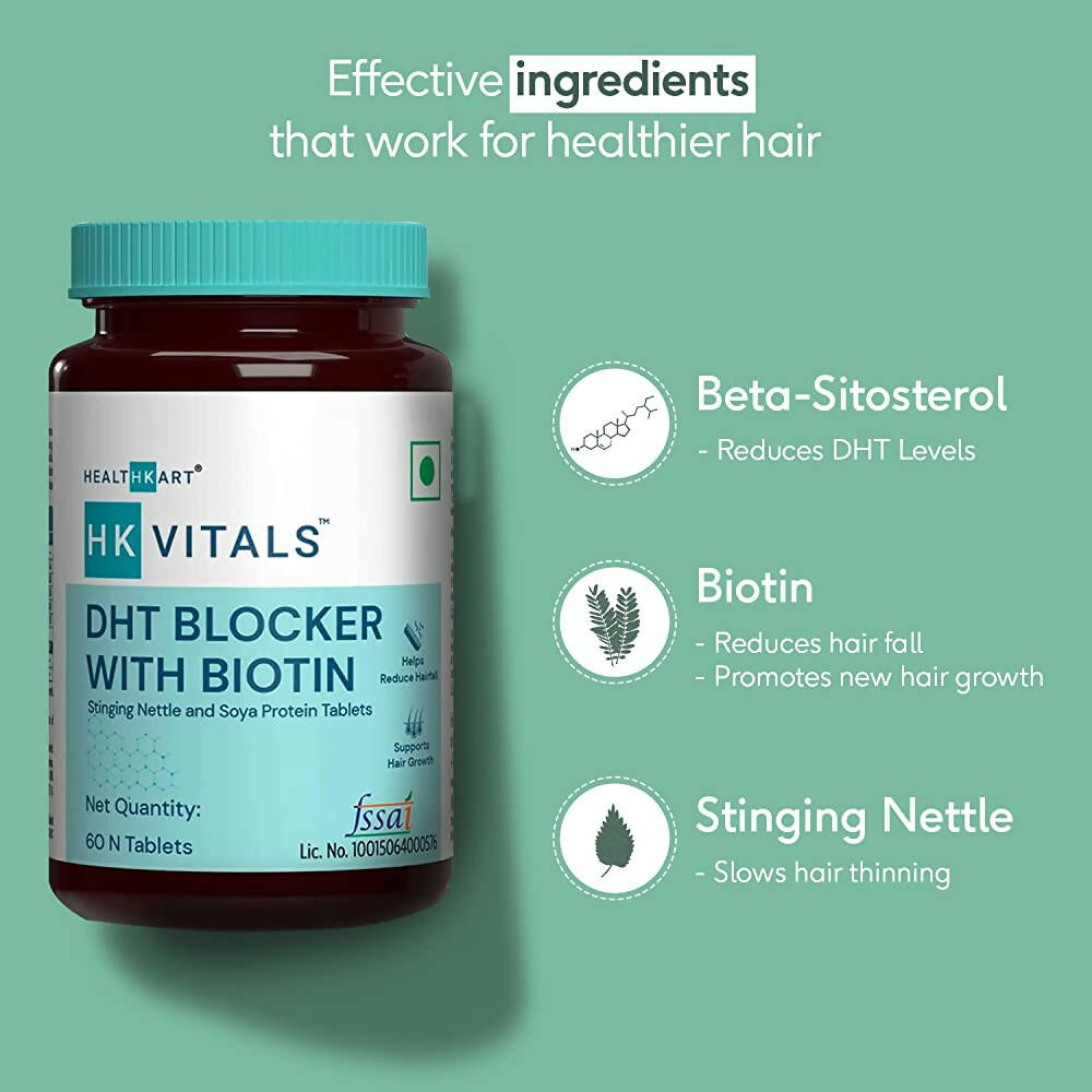 HK Vitals DHT Blocker With Biotin Tablets
