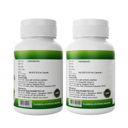 Nveda SJ Capsules and Ashwagandha Capsules Combo