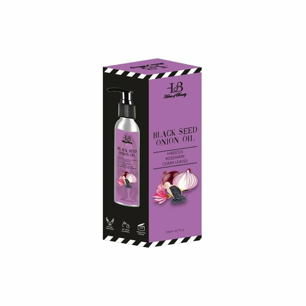 House Of Beauty Black Seed Onion Oil with Hibiscus Hair Oil