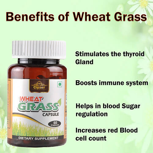 Cipzer Wheat Grass Capsules