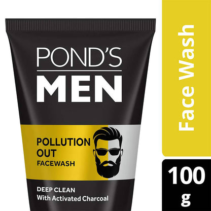 Ponds Men Pollution Out Face Wash For Deep Clean & Men Energy Bright Face Wash For Instant Brightness Combo