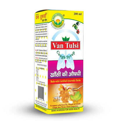 Basic Ayurveda Van Tulsi Cough Syrup