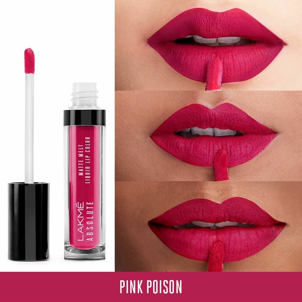 Lakme Absolute Matte Melt Liquid Lip Color - Pink Poison