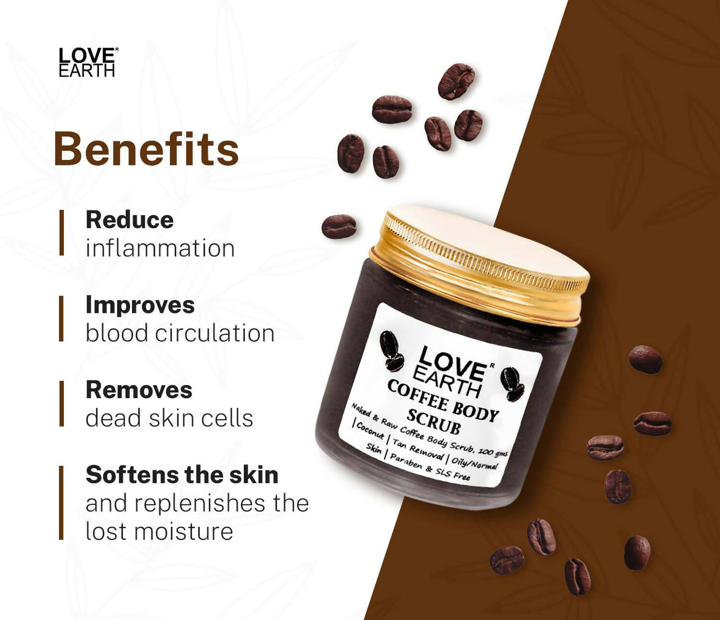 Love Earth Naked & Raw Coffee Body Scrub