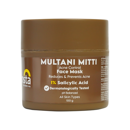 Clensta Multani Mitti Acne Control Face Mask