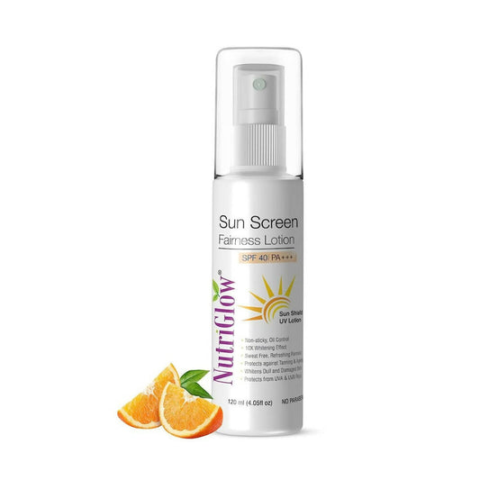 NutriGlow Sunscreen Fairness Lotion SPF 40 PA+++ - BUDNE