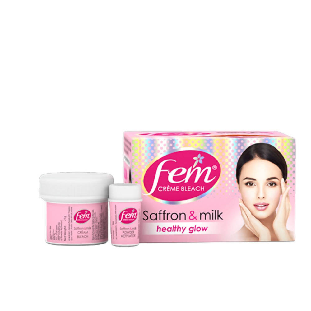 Fem Saffron & Milk Healthy Glow Creme Bleach