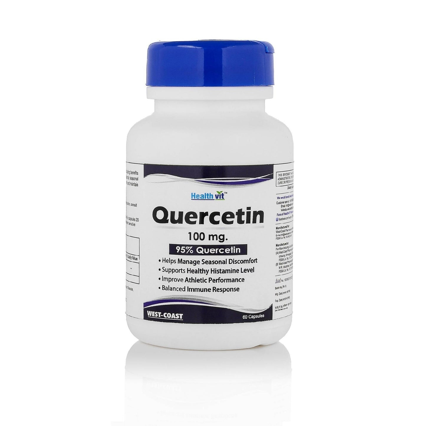 Healthvit Quercetin 100mg Capsules -  usa australia canada 