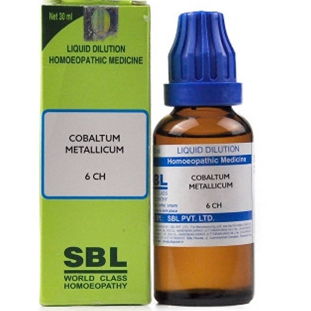 SBL Homeopathy Cobaltum Metallicum Dilution 6 CH
