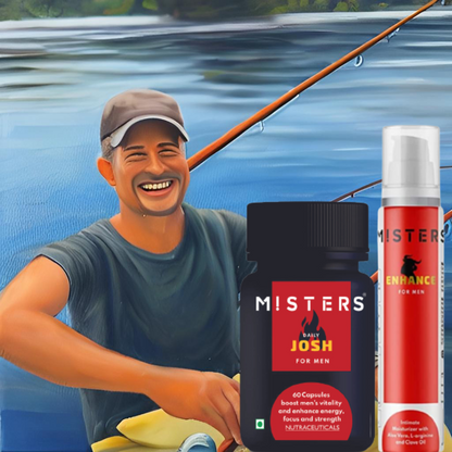 Misters Daily Josh & Enhance Intimate Moisturizer Cream Combo