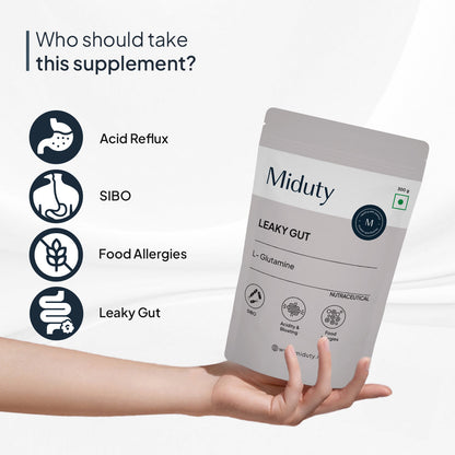 Miduty by Palak Notes Leaky Gut Powder