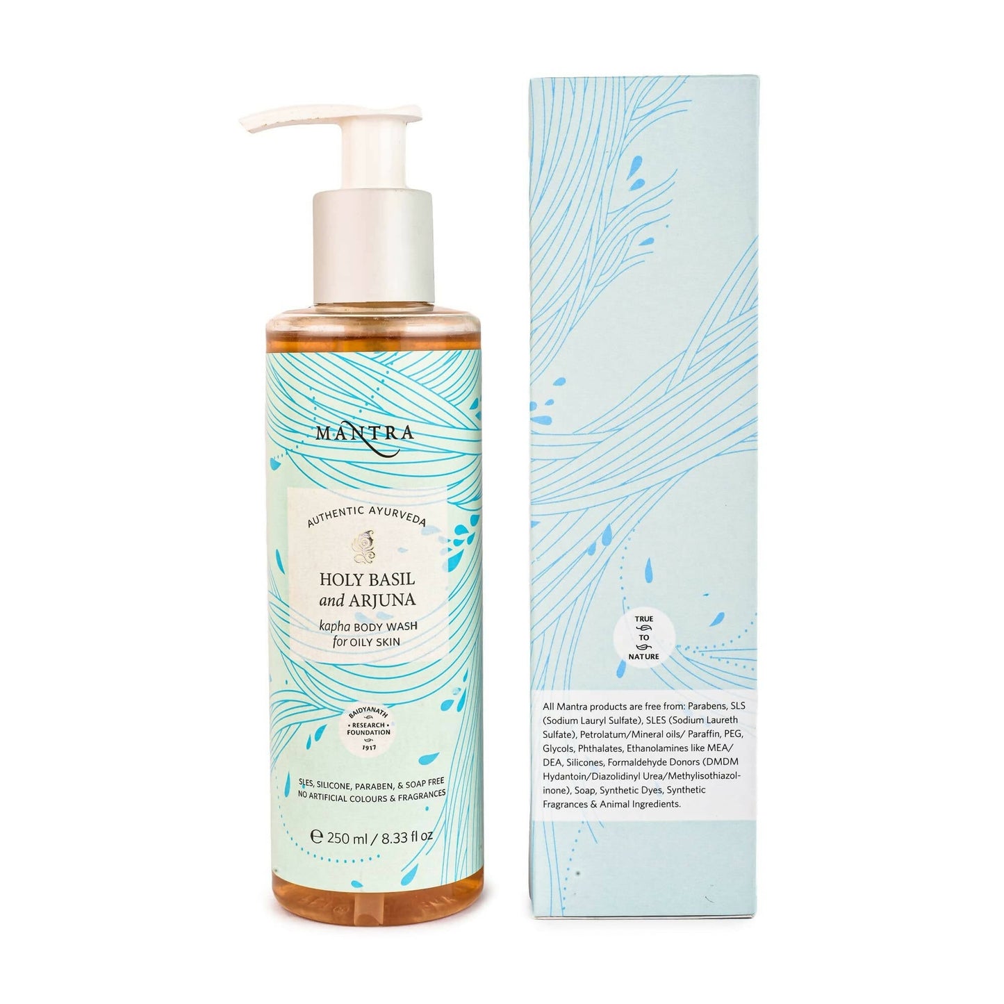 Mantra Herbal Holy Basil and Arjuna Kapha Body Wash For Oily Skin