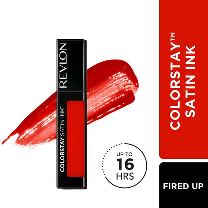 Revlon Colorstay Satin Ink Liquid Lip Color - Fired Up