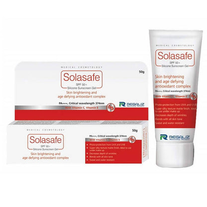 Regaliz Solasafe SPF 50+ Silicone Sunscreen Gel - BUDNE