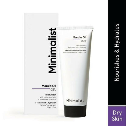 Minimalist 5% Marula Oil Moisturizer With Hyaluronic Acid & Vitamin F & E