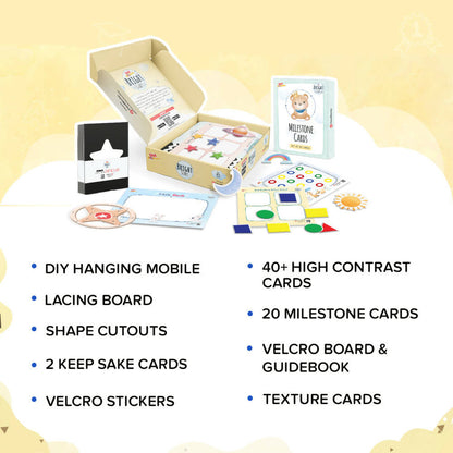 ClassMonitor Learning Educational Kit with Free Mobile App | Preschool Home-Learning Kit for 0-12 month kids