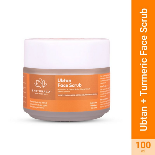 Earthraga Ubtan and Turmeric Face Scrub