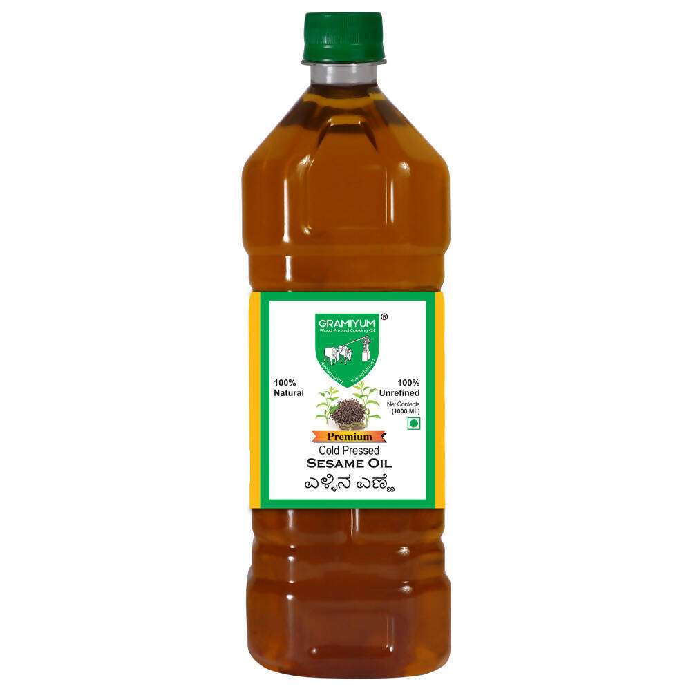 Gramiyum Sesame / Gingelly / Til Oil (Cold Pressed) - BUDNE