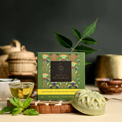 Organiko Rejuvenating Tea Tree and Mint Toning Soap