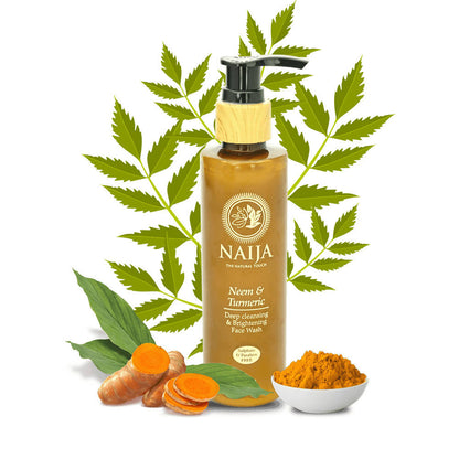 Naija Neem & Turmeric Deep Cleansing and Brightening Face Wash