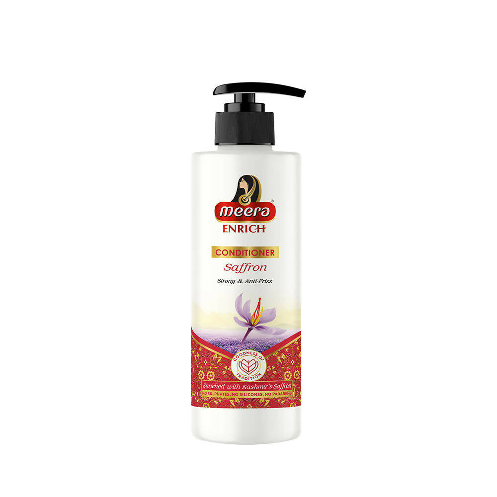 Meera Enrich Conditioner with Saffron For Strong & Anti-Frizz -  USA 