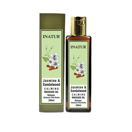 Inatur Jasmine & Sandalwood Calming Massage Oil