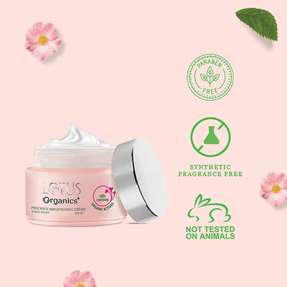 Lotus Organics+ Precious Brightening Creme SPF 20