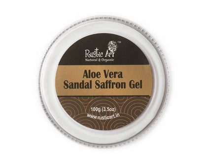 Rustic Art Aloe Vera Sandal Saffron Gel