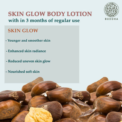 Buddha Natural Skin Glow Body Lotion - Helps To Hydrate and brighten skin Bring Natural Glow