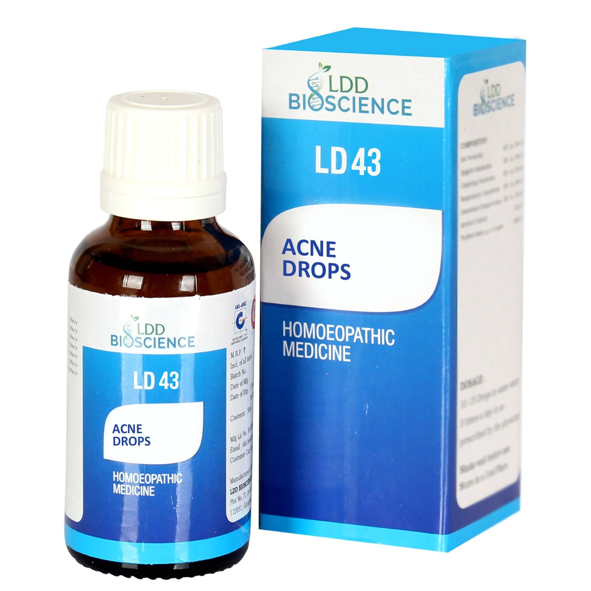 LDD Bioscience Homeopathy LD 43 Drops